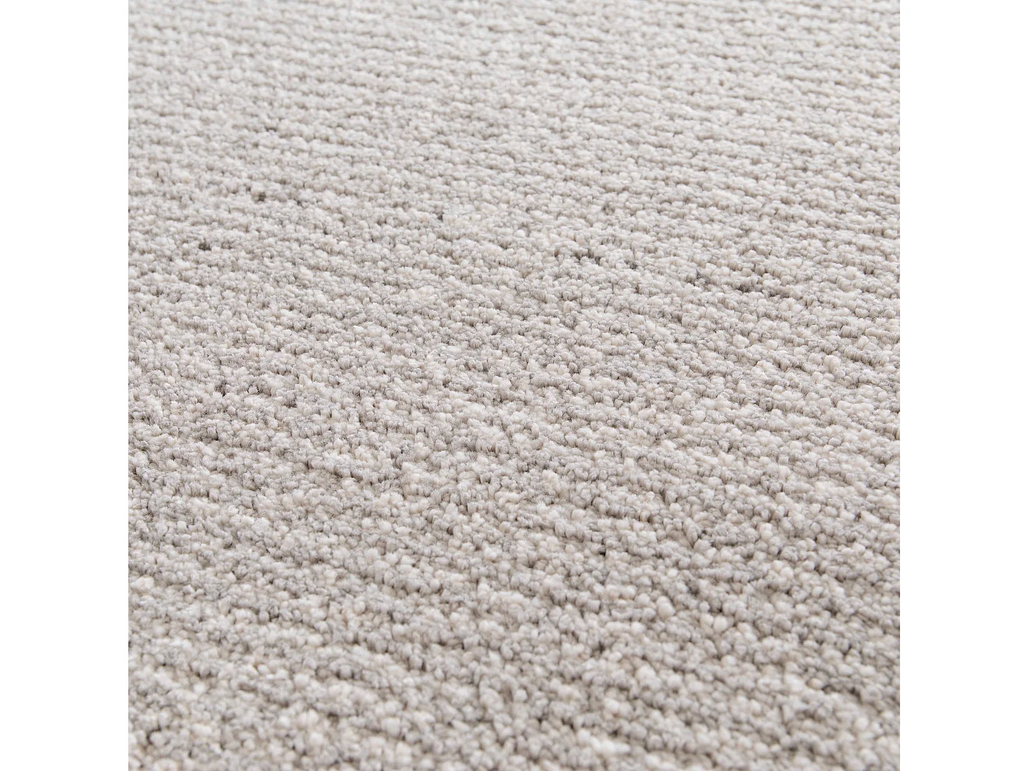 Tapis rectangulaire en polypropylène gris clair 200 x 290 cm