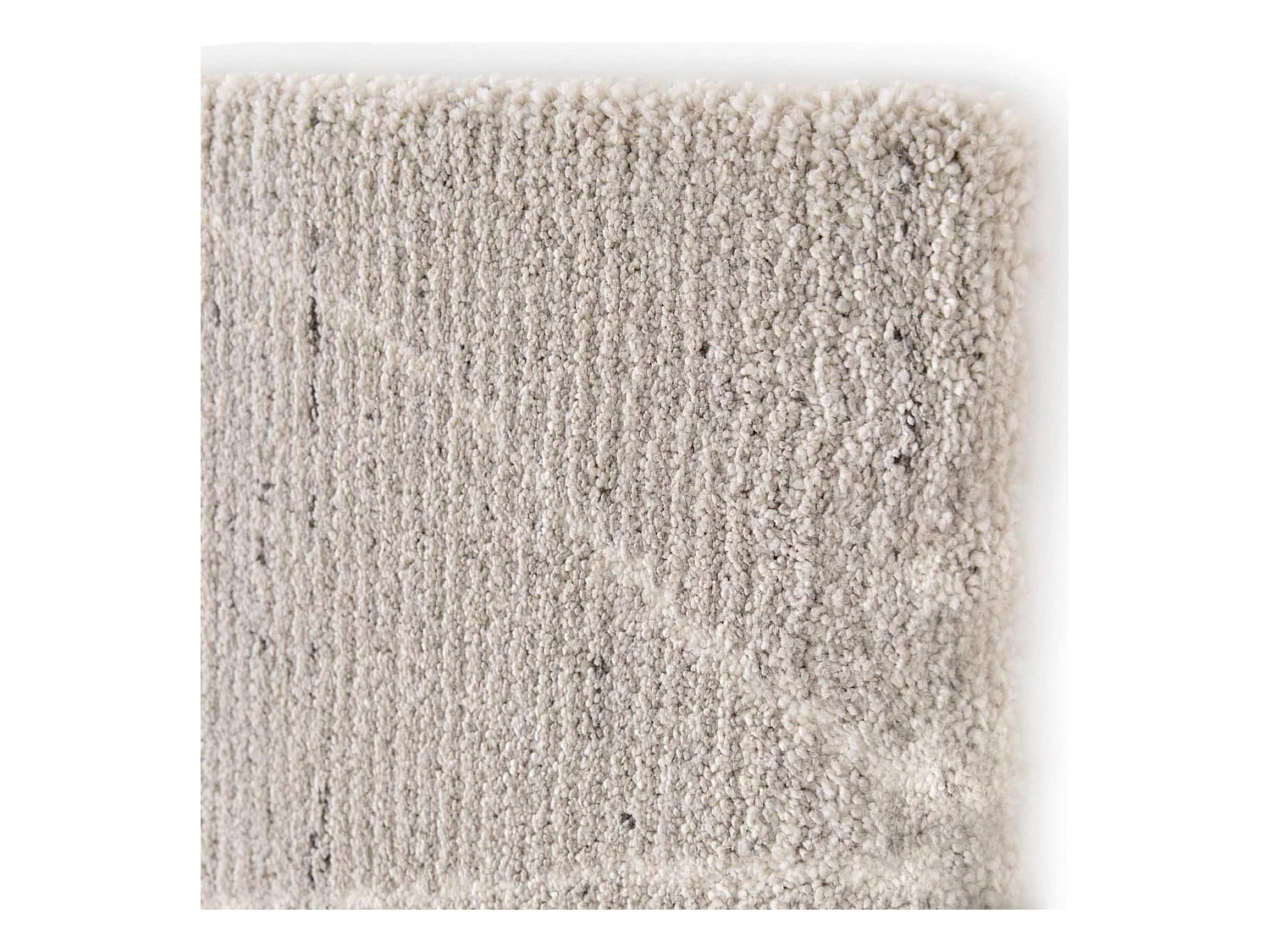 Tapis rectangulaire motif berbère gris clair 200 x 290 cm