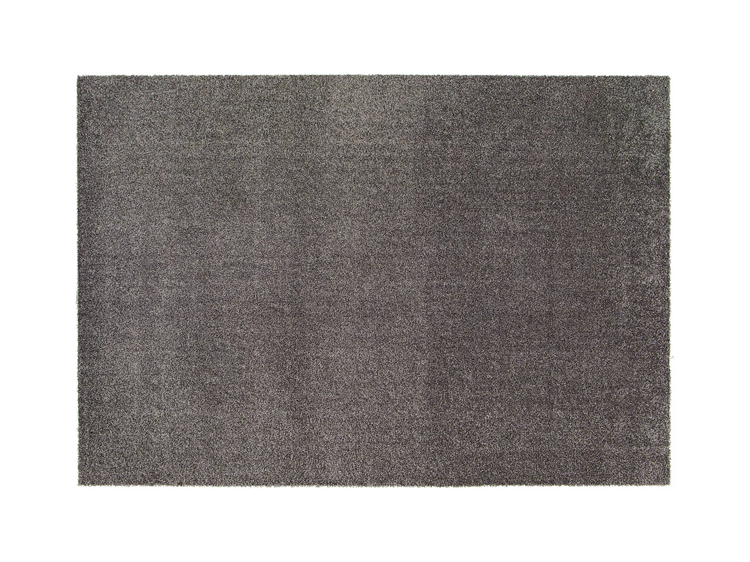 Tapis uni à poils longs en polypropylène 200 x 290 cm gris
