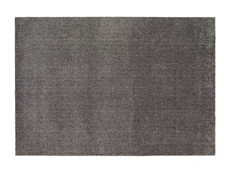 Tapis uni à poils longs en polypropylène 200 x 290 cm gris