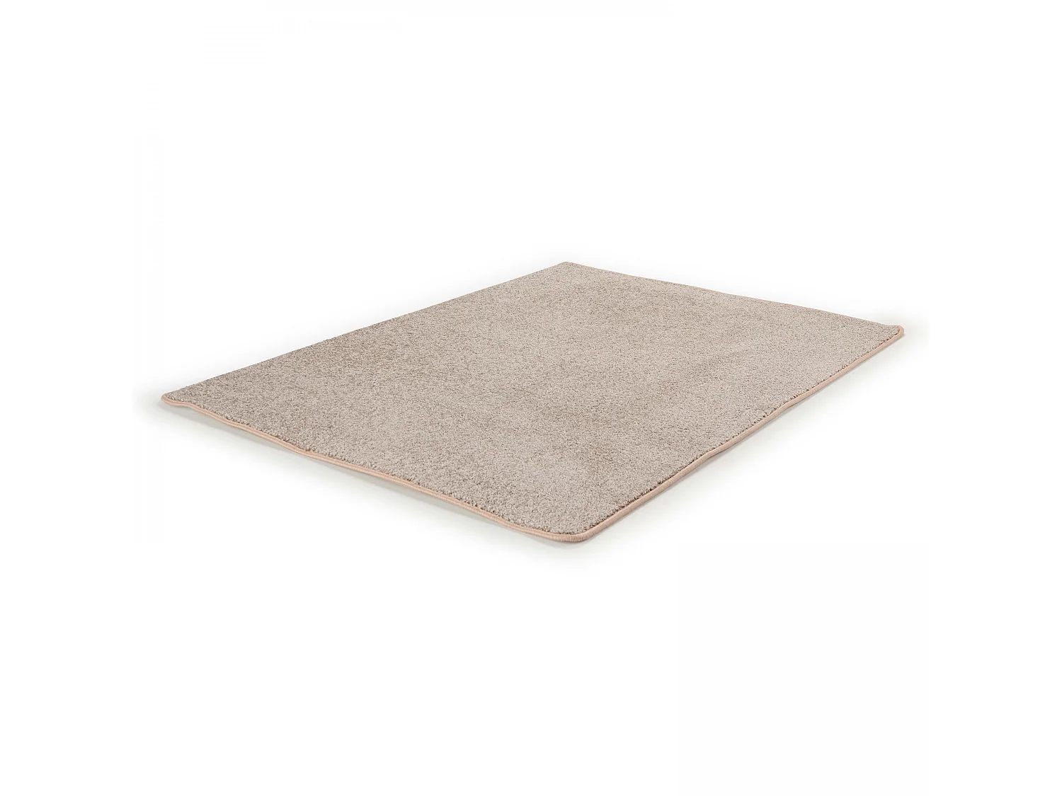 Tapis rectangulaire en polypropylène 120x160 cm taupe