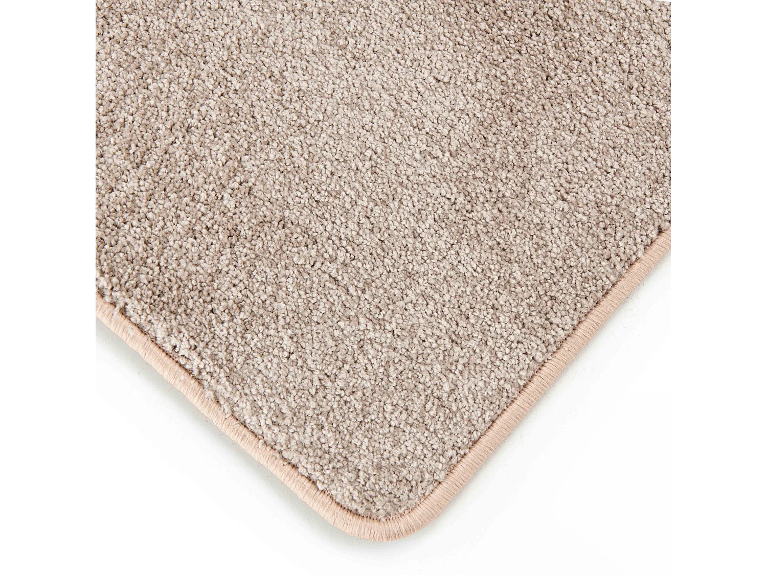 Tapis rectangulaire en polypropylène 120x160 cm taupe