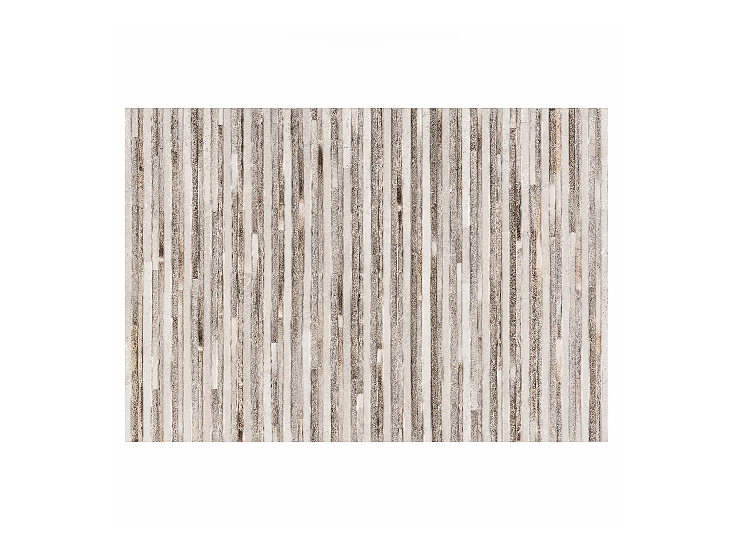 Tapis rectangulaire motif patchwork effet peau de vache 160 x 230 cm