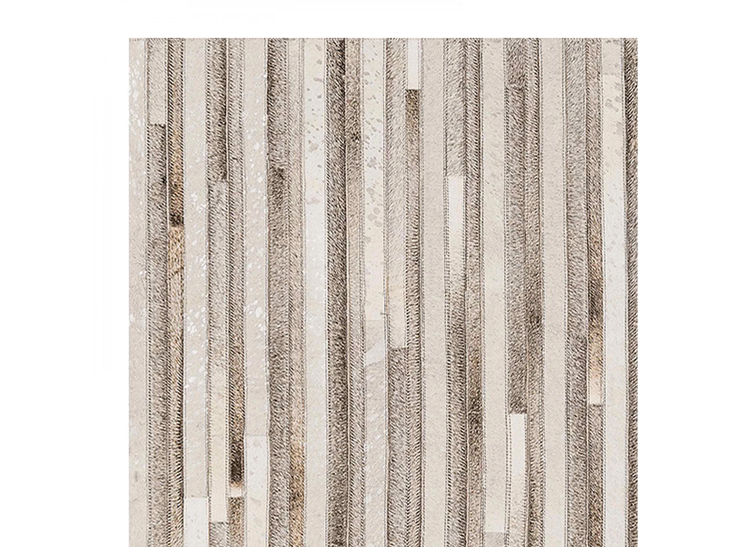 Tapis rectangulaire motif patchwork effet peau de vache 160 x 230 cm