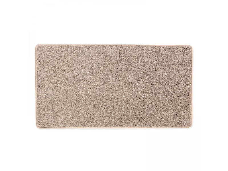 Tapis rectangulaire en polypropylène 80x150 cm taupe