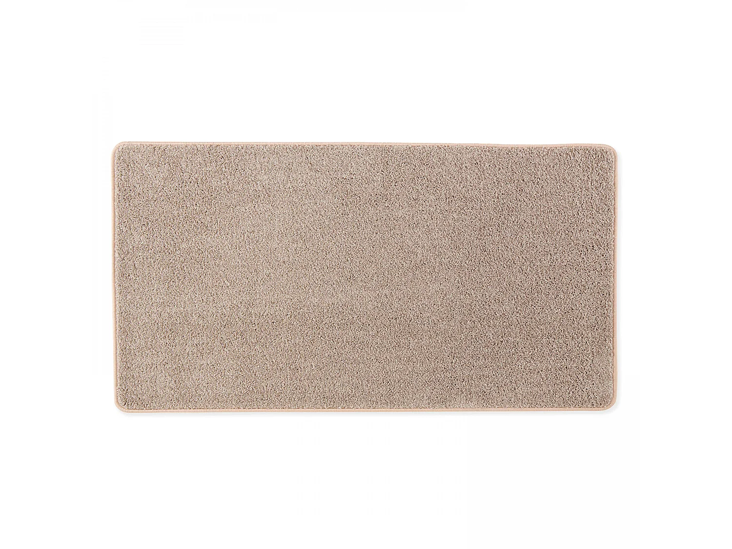 Tapis rectangulaire en polypropylène 80x150 cm taupe