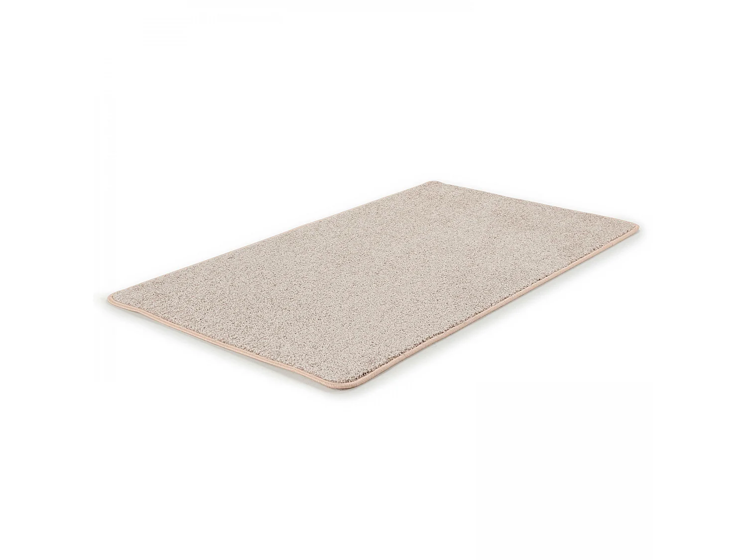Tapis rectangulaire en polypropylène 80x150 cm taupe