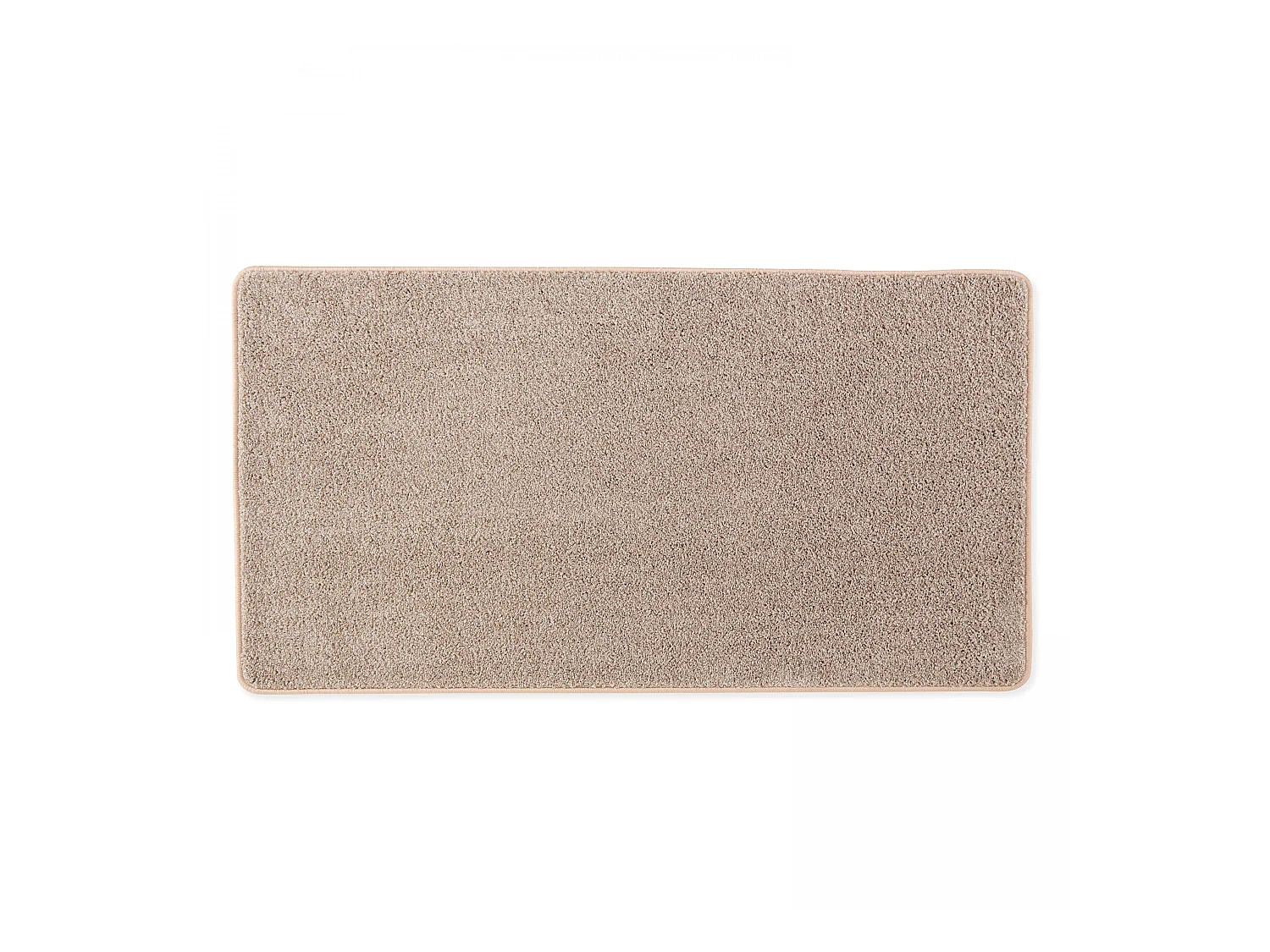 Tapis rectangulaire en polypropylène 80x150 cm taupe