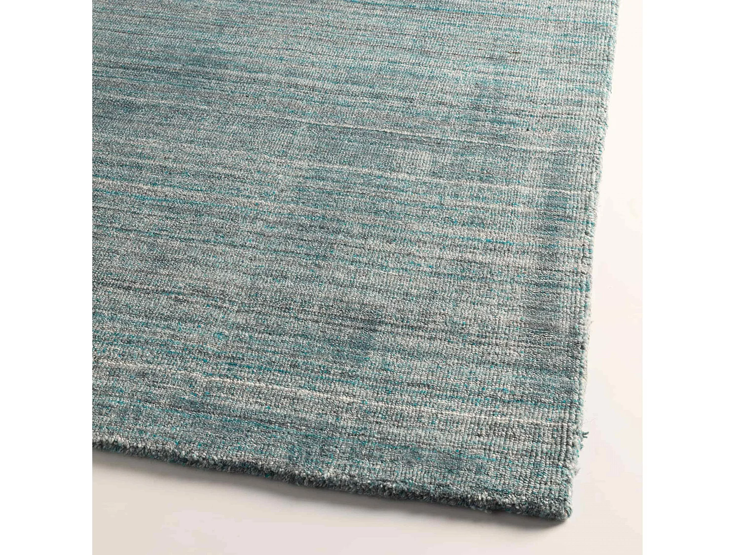 Tapis chenille rectangulaire imprimé nuancé bleu clair 120 x 170 cm