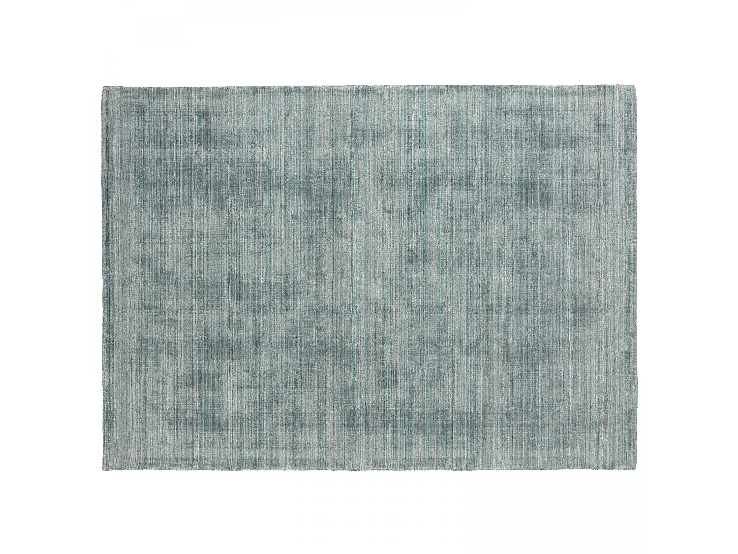 Tapis chenille rectangulaire imprimé nuancé bleu clair 120 x 170 cm