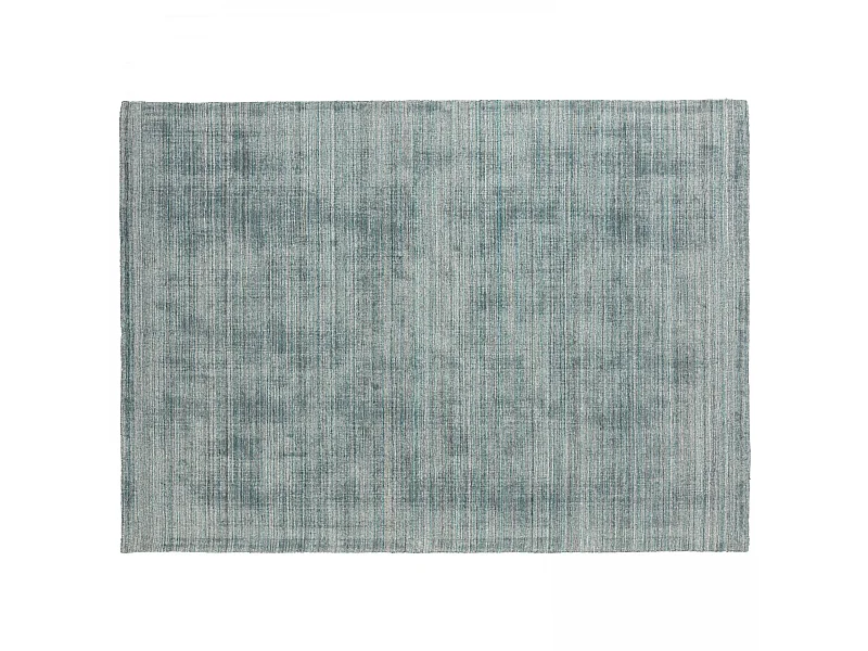 Tapis chenille rectangulaire imprimé nuancé bleu clair 120 x 170 cm