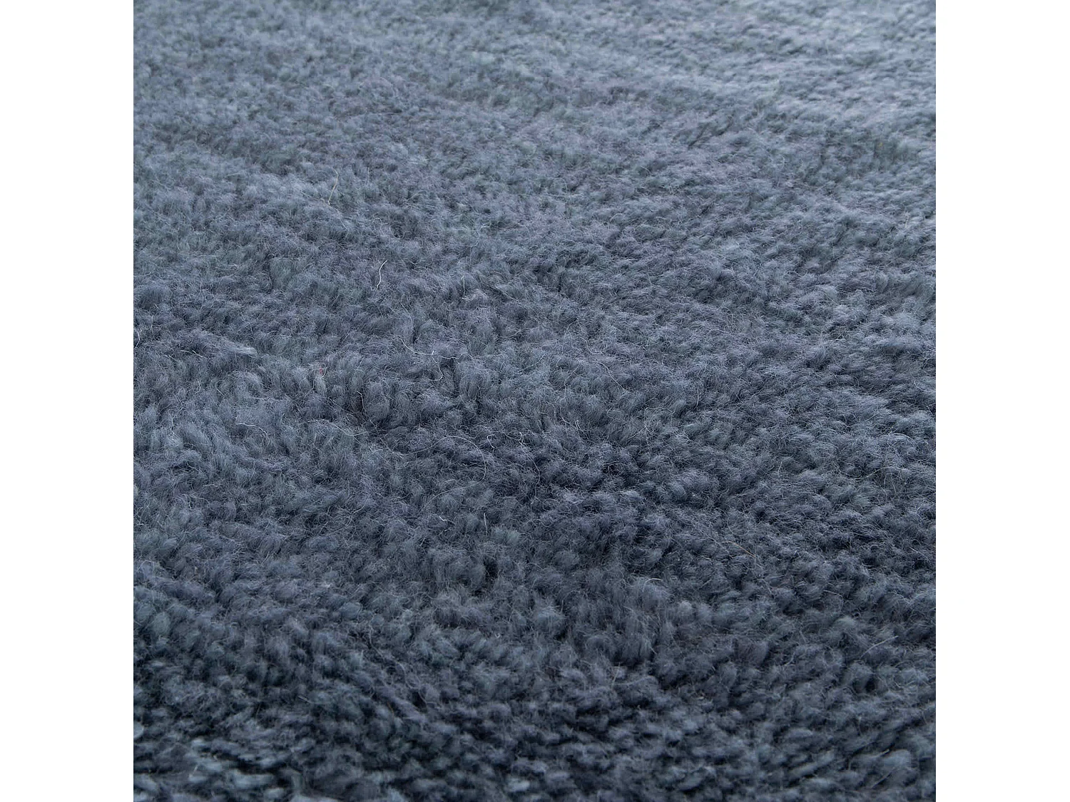 Tapis rectangulaire en laine à motif tissé main bleu 200 x 290 cm