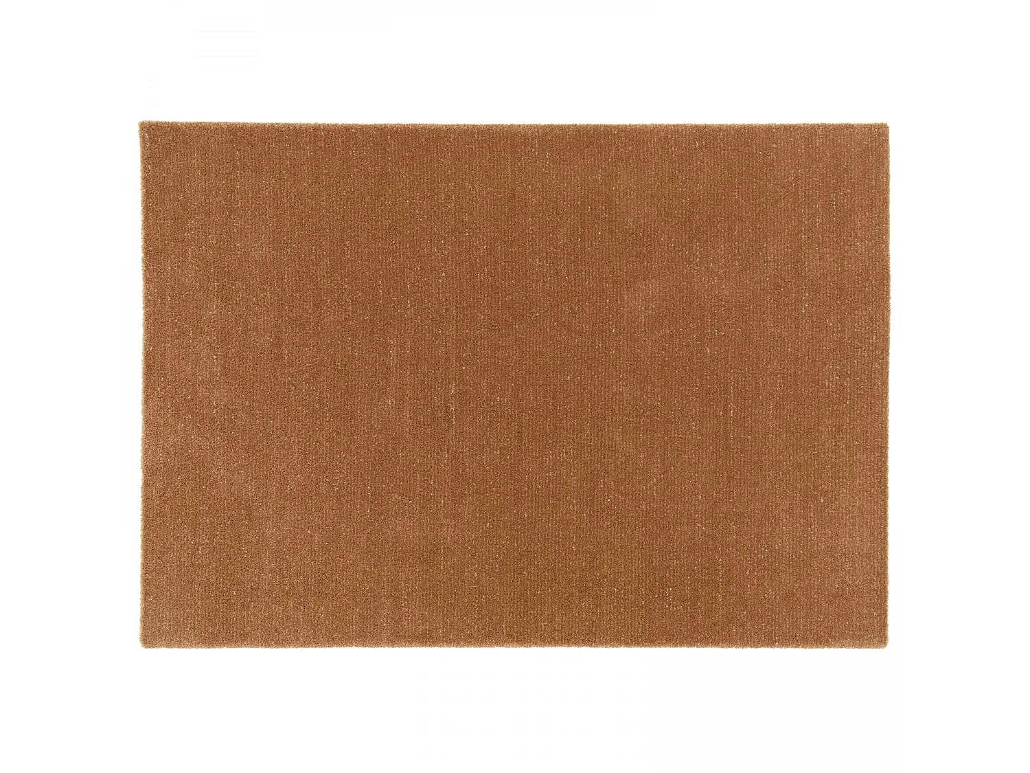 Tapis rectangulaire en polypropylène poils ras uni marron 160 x 230 cm