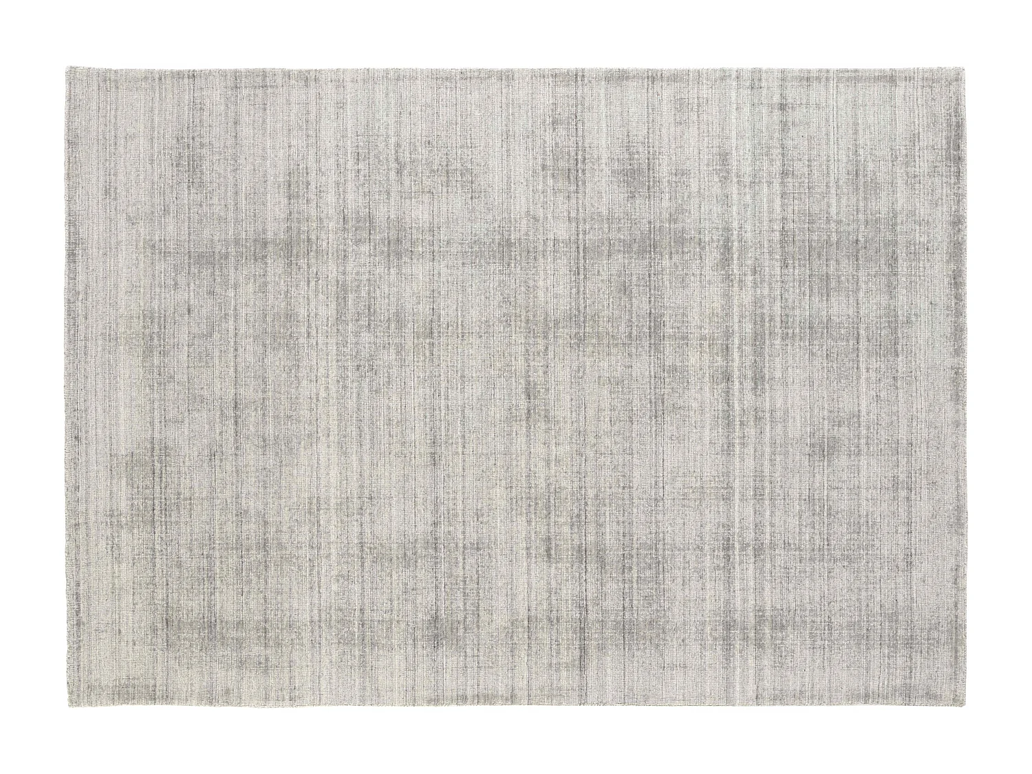 Tapis chenille rectangulaire imprimé nuancé gris clair 160 x 230 cm