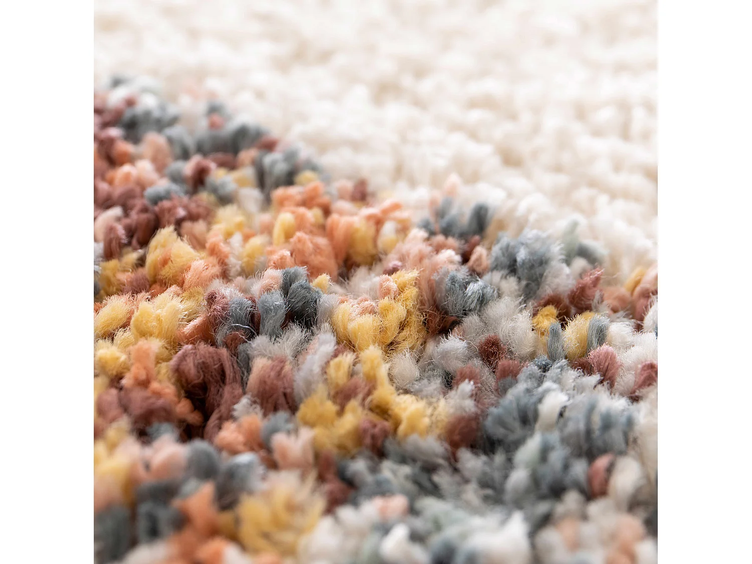 Alfombra rectangular de polipropileno con diseño étnico 160 x 230 cm