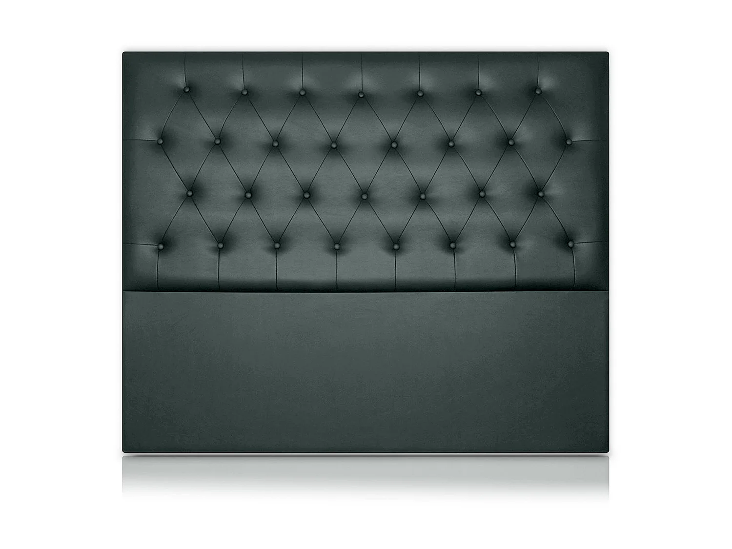 Cabecero Afrodita Tapizado en Polipiel Ceniza de SonnoMattress 145X120x8cm