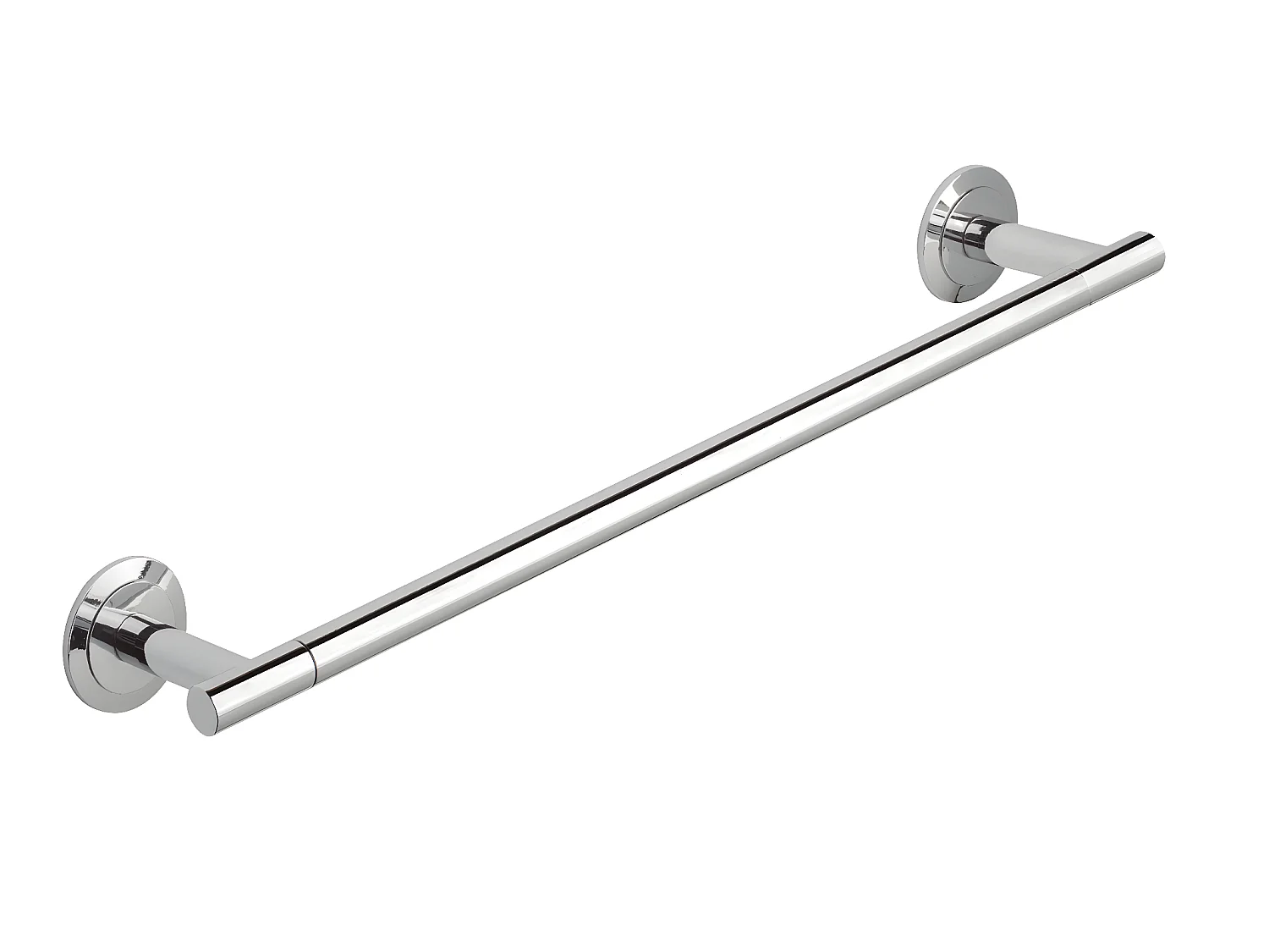 Porte-serviettes 46 cm, en finition chromée B.FOCUS
