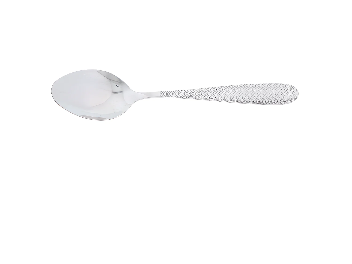 Cuillère de table monobloc Flower inox (lot de 6)