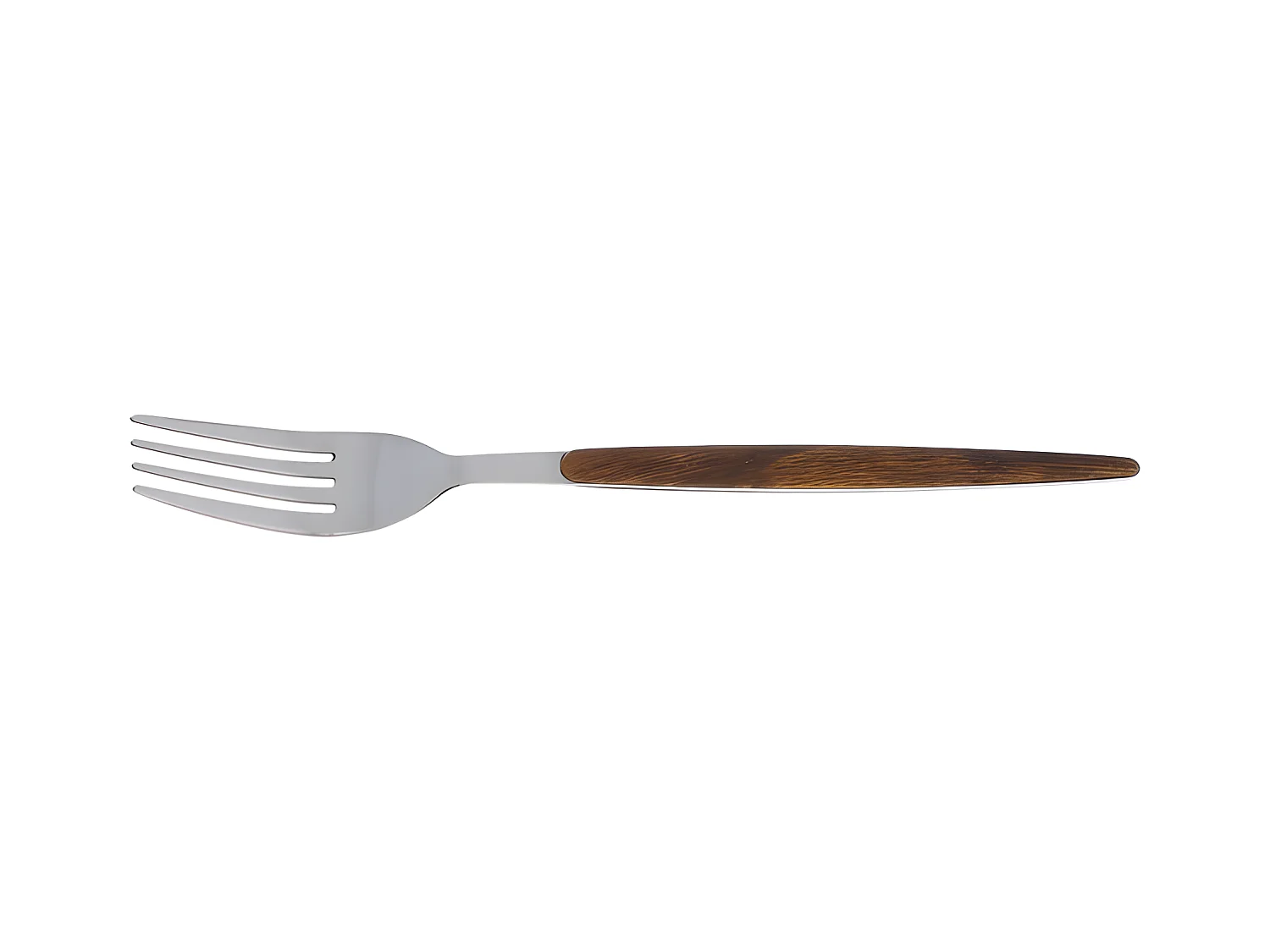 Fourchette de table Amsterdam effet bois (lot de 6)