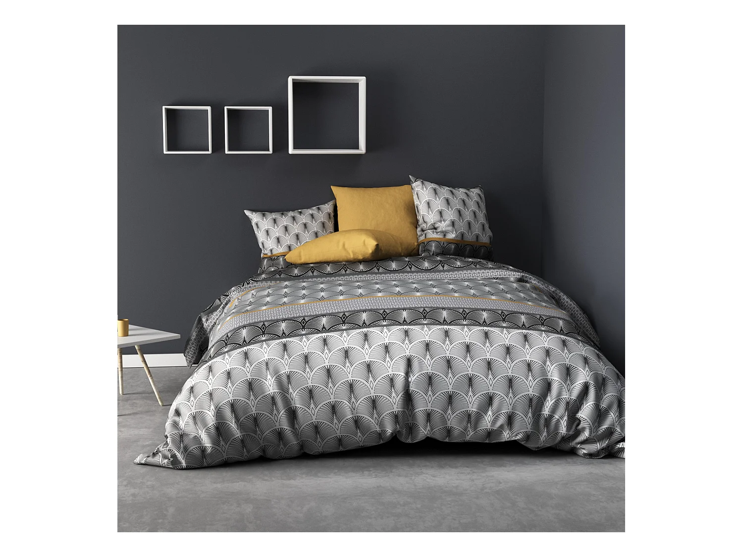 Parure de couette 100% Coton 57 fils Sakigold : Taille - 220 x 240 cm