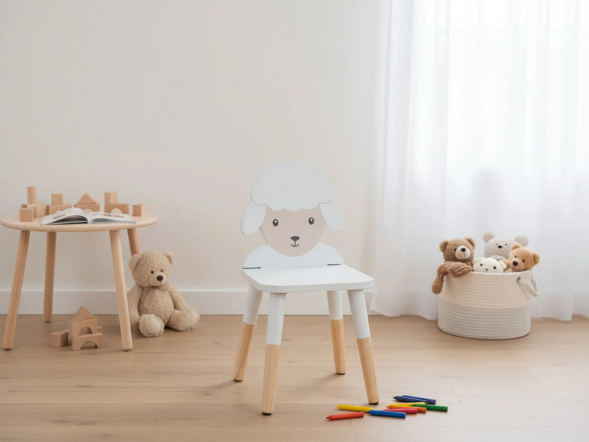 Chaise forme mouton pour enfant - Amadeus