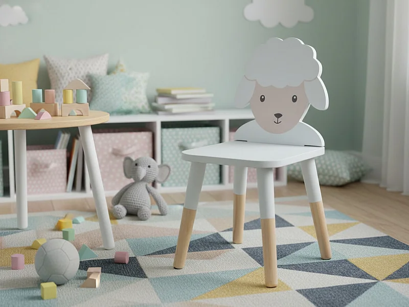 Chaise forme mouton pour enfant - Amadeus