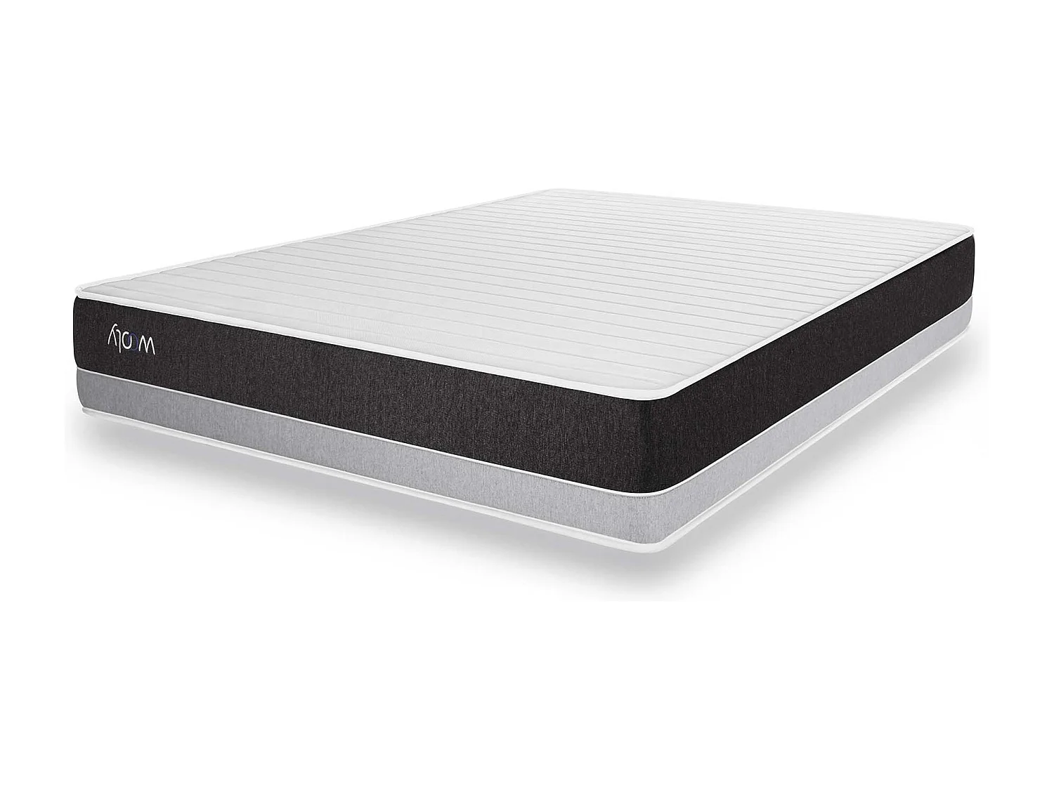 Matelas Wooly Level L 135x190 cm - Thermorégulant - Mousse mémoire de Gel rafraîchissant - Mousse HR - Laine - Latex - Confort progressif - 24 cm