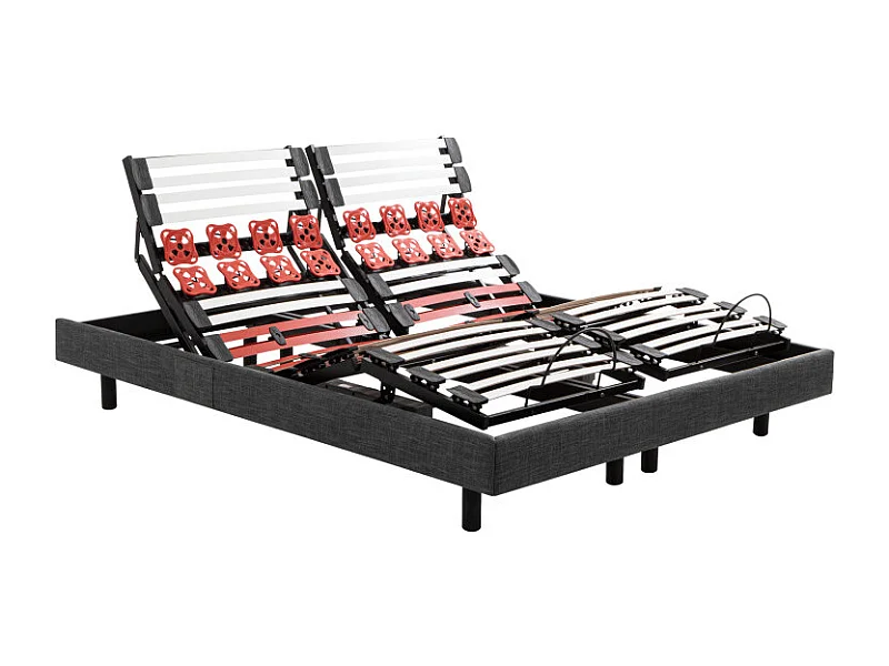 Sommier Électrique Epeda ESCAPADE Lin Naturel 2x80x200