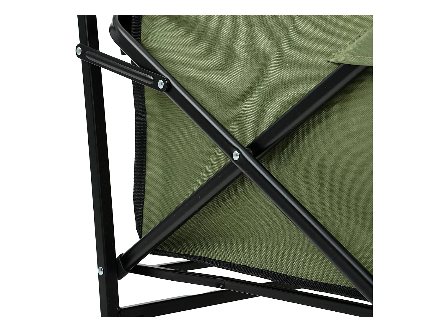 Chariot pliant de plage avec roues en plastique et capacité de charge maximale de 120 kg en vert