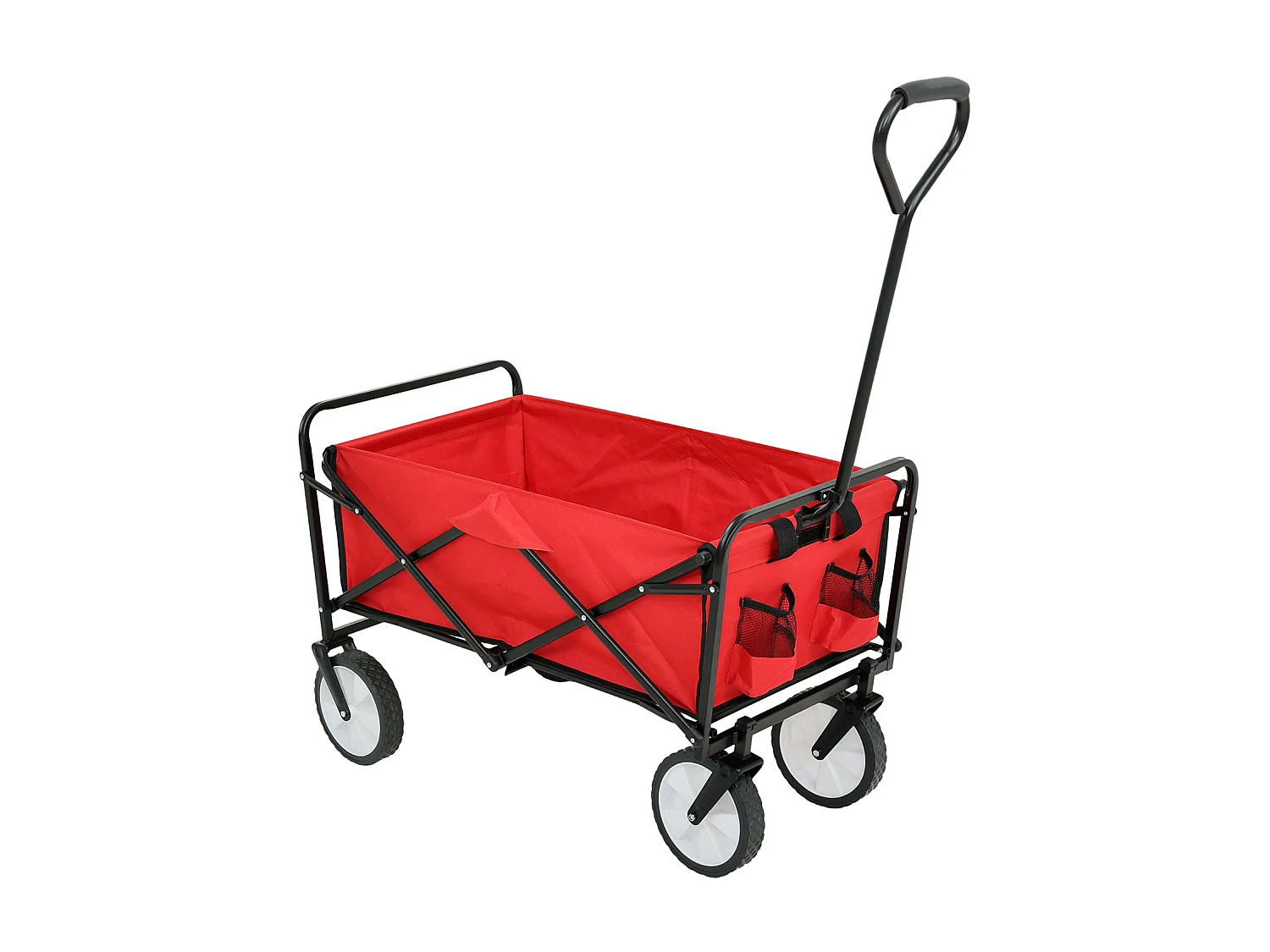 Opvouwbare Rode Wandelwagen TYRS 145L 110kg Capaciteit