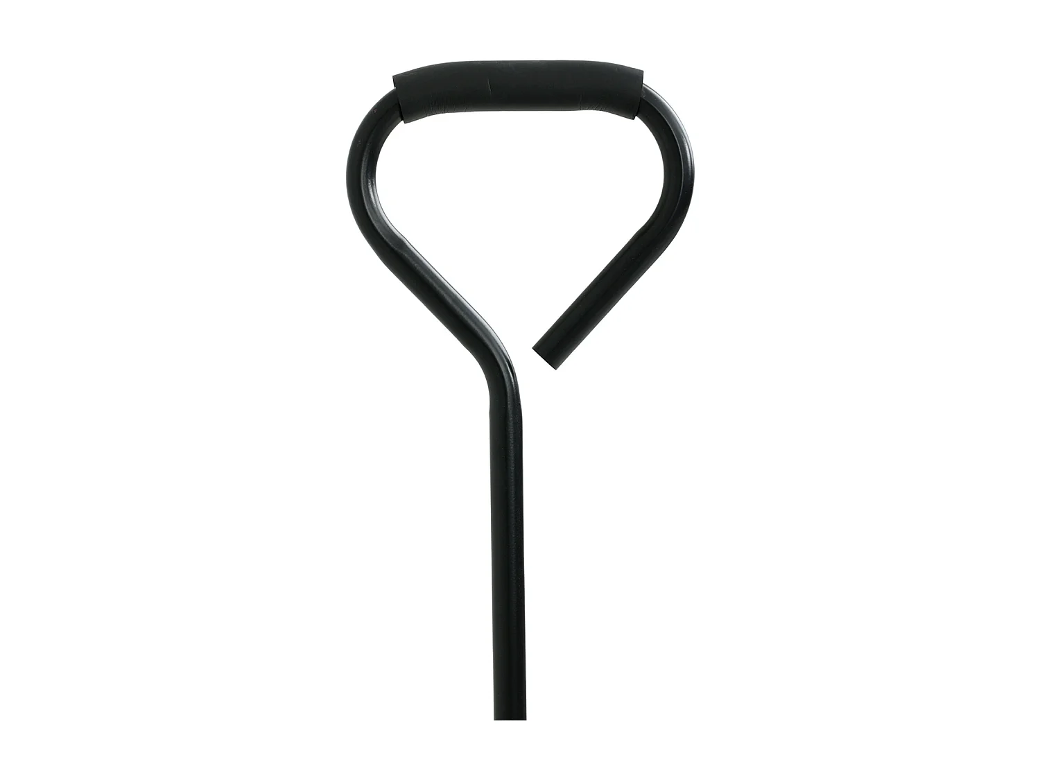 Faltbarer Bollerwagen Strandwagen mit Kunststoffrädern und 120kg max Ladegewicht in Schwarz