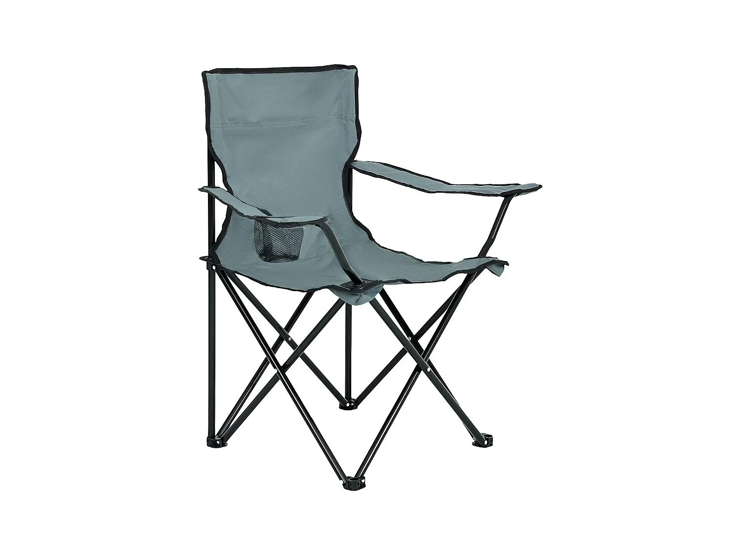 Le lot de 2 chaises de camping pliables ANTER en gris