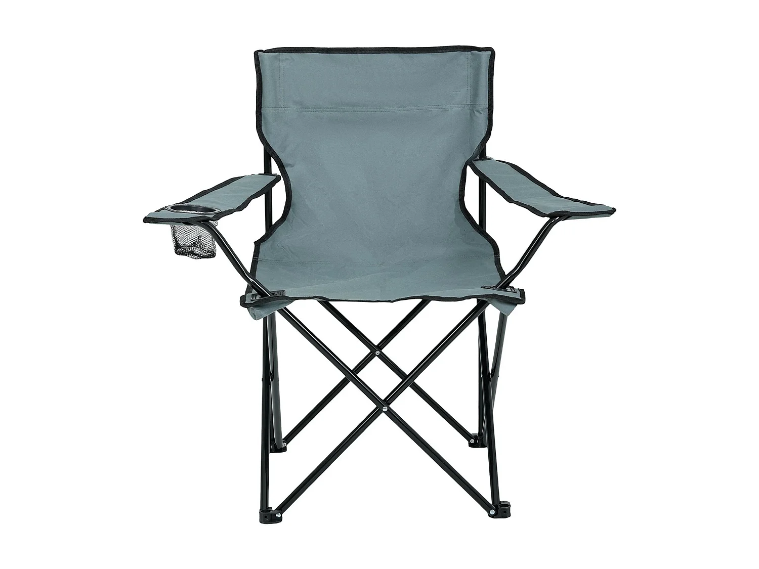 Le lot de 2 chaises de camping pliables ANTER en gris