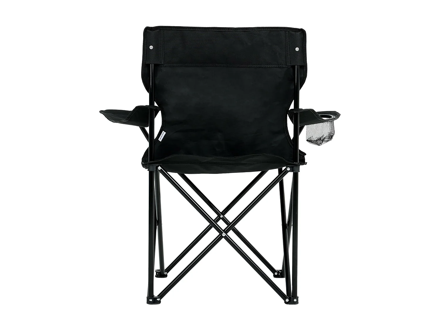 Le lot de 2 chaises de camping pliables ANTER en noir