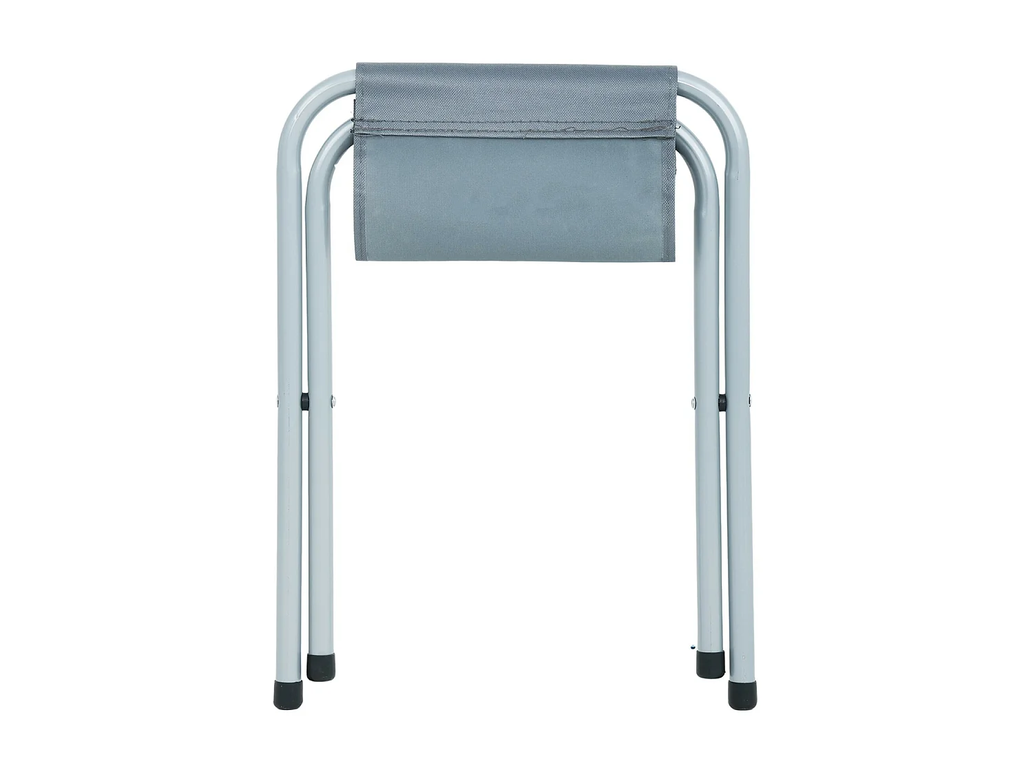 Ciemnoszary stół kempingowy AGIS z 4 szarymi składanymi krzesłami wymiary 120x60x70 cm