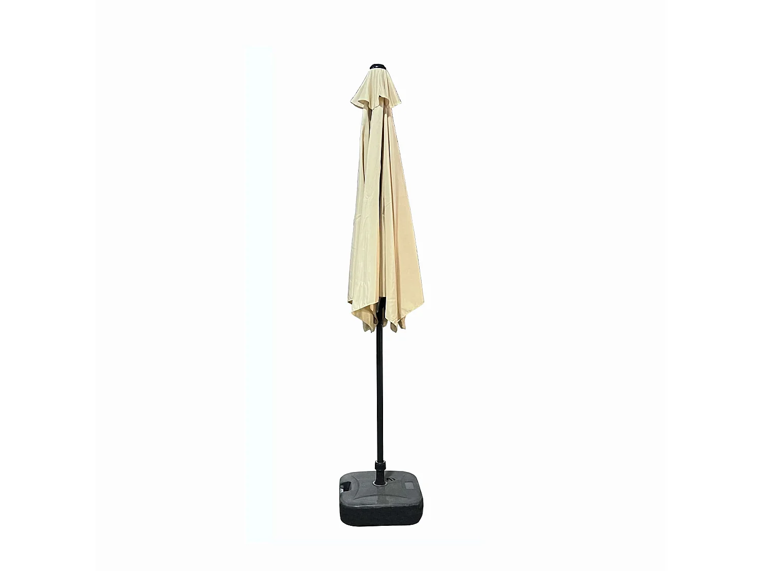 Garten-Sonnenschirm ORIENT mit verstellbarem Neigungswinkel Beige Gewicht 4,5 kg L270 x B270 x H235 cm