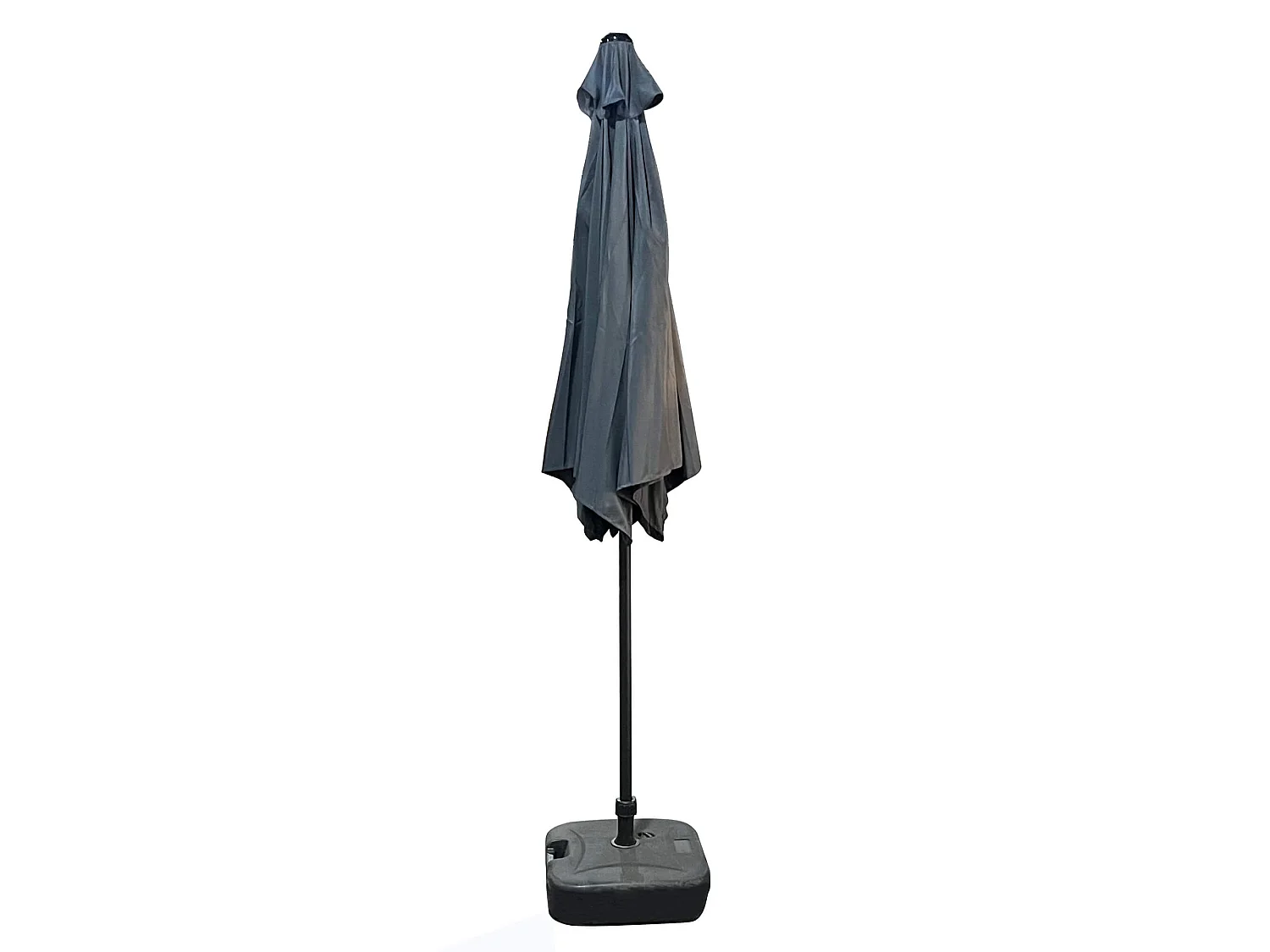 Tuinparasol ORIENT / Buitenparasol / Verstelbare Hoogte / UV-bescherming, Waterdicht / Donkergrijs / 270 x 270 x 235 cm