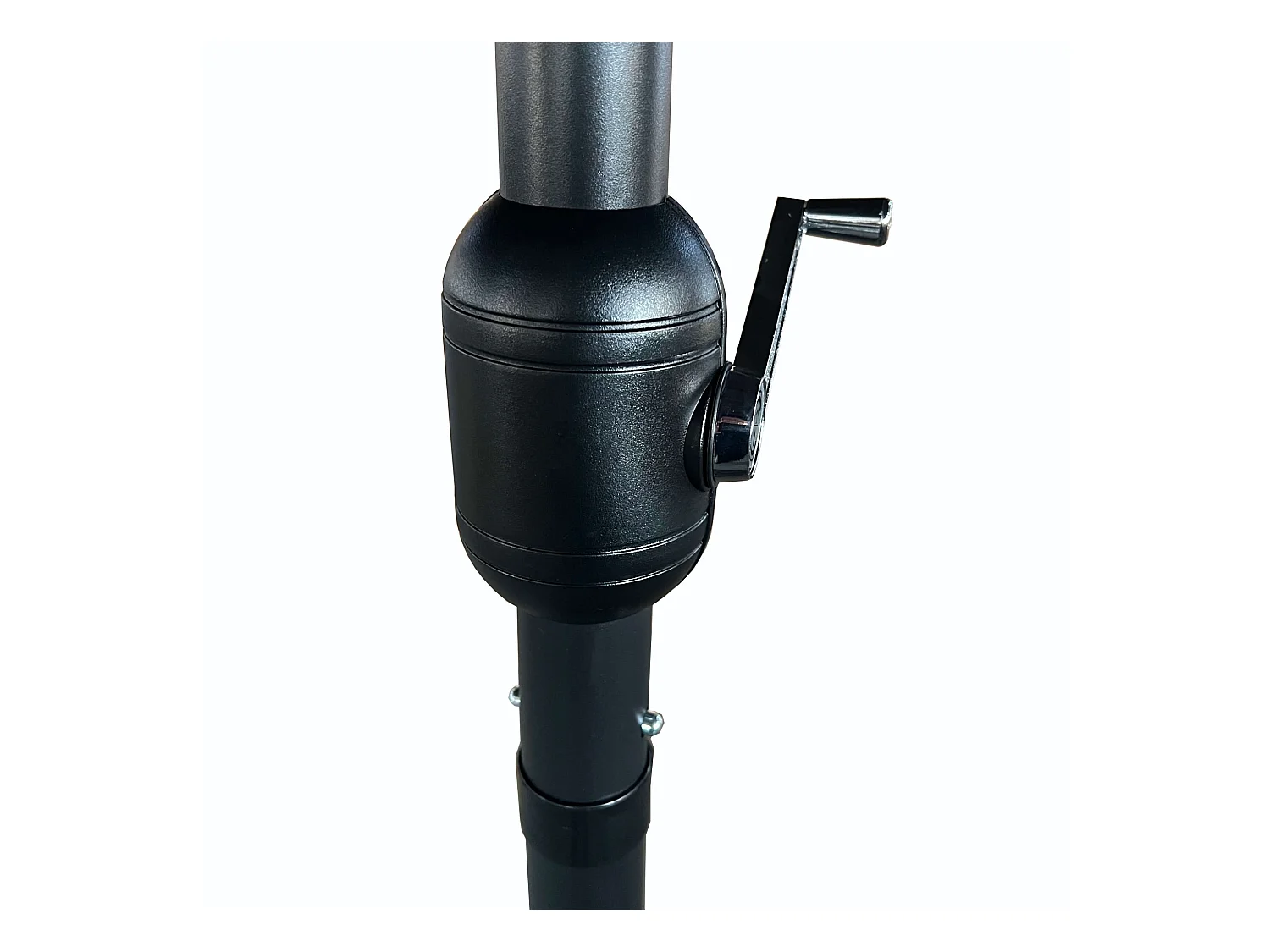 Tuinparasol TILIA Donkergrijs 245x270x460 met Handzwengel en UV-bescherming