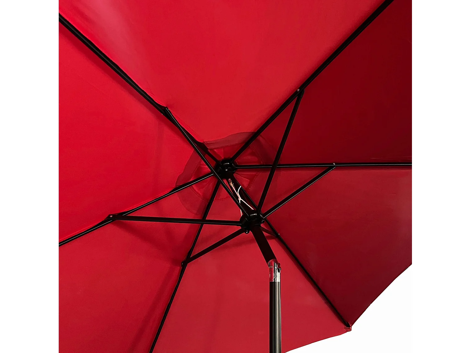 Tuinparasol ORIENT / Buitenparasol / Verstelbare Hoogte / UV-bescherming, Waterdicht / Rood / 270 x 270 x 235 cm