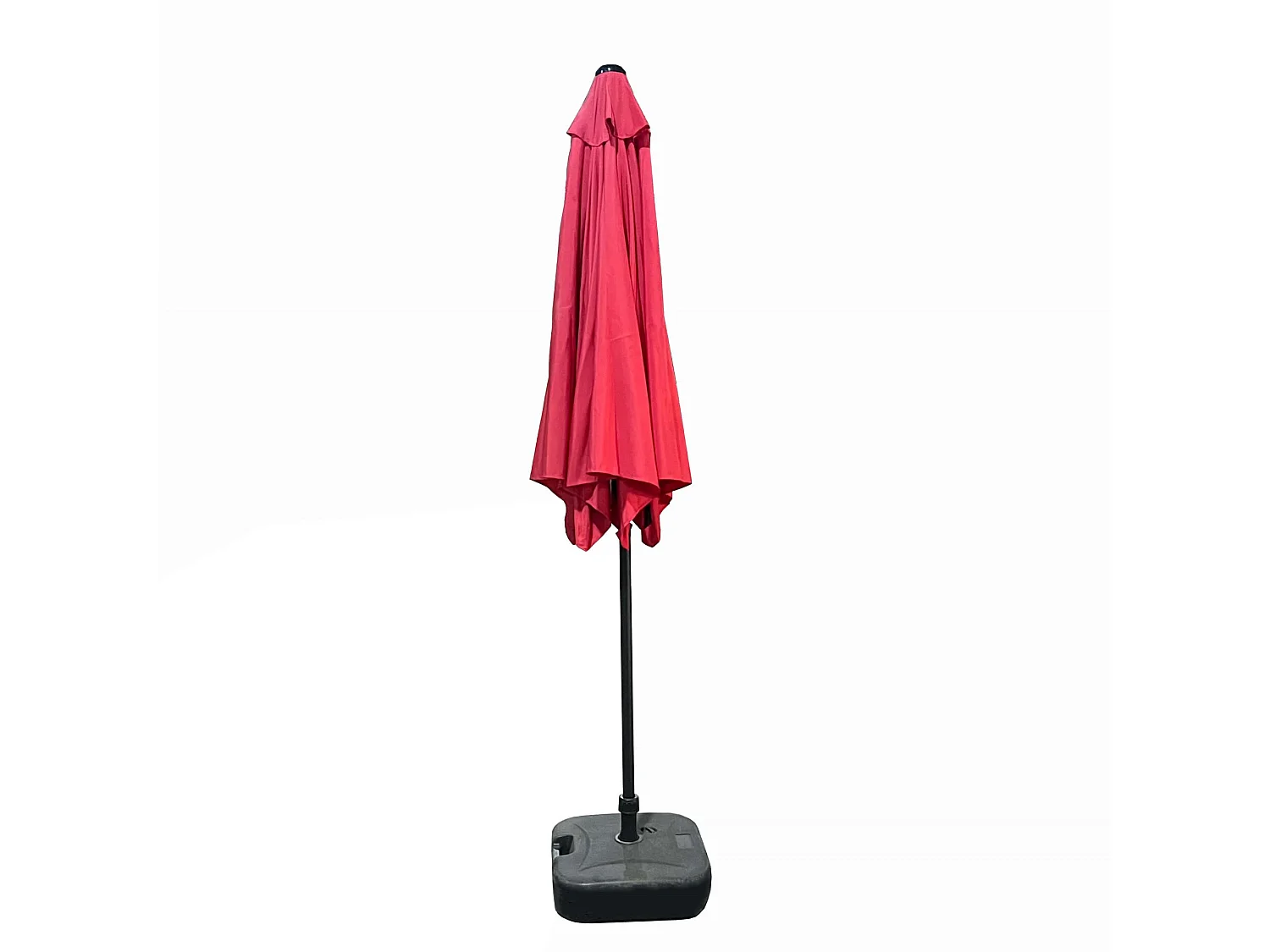 Tuinparasol ORIENT / Buitenparasol / Verstelbare Hoogte / UV-bescherming, Waterdicht / Rood / 270 x 270 x 235 cm