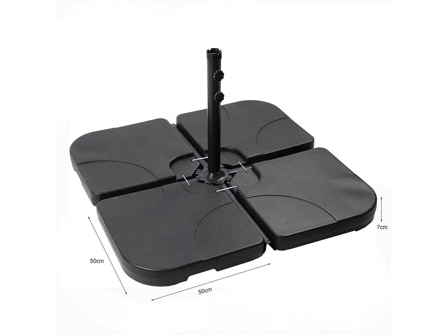 Pied de parasol UB50X50