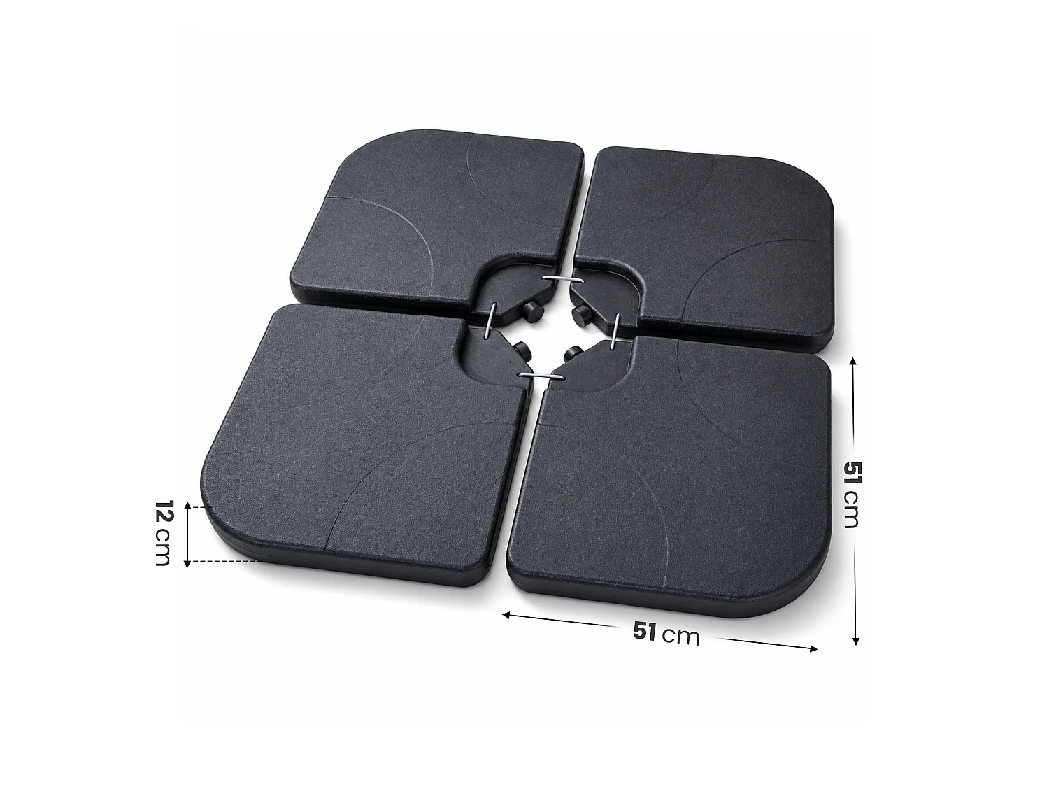 Pied de parasol UB50X50