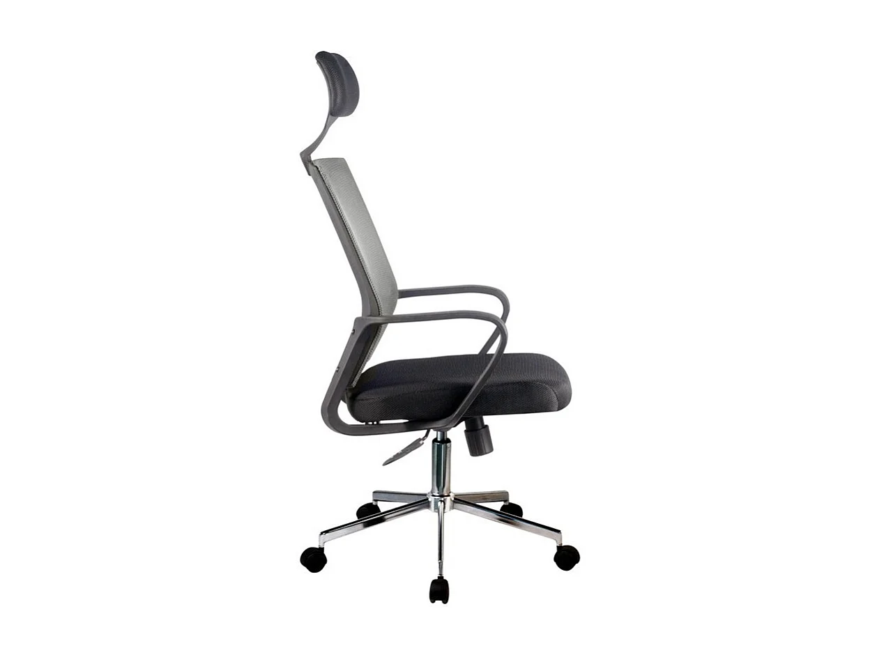 Ergonomische Grijze Bureaustoel OCF-9 met Mesh Rugleuning en Hoogteverstelling