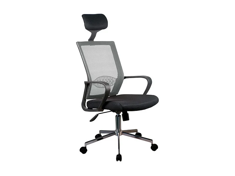 Ergonomische Grijze Bureaustoel OCF-9 met Mesh Rugleuning en Hoogteverstelling