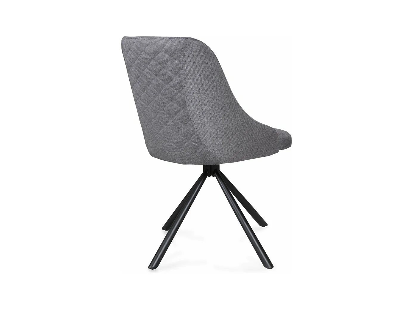 Lot de 4 chaises pivotantes HORIZON / Gris clair