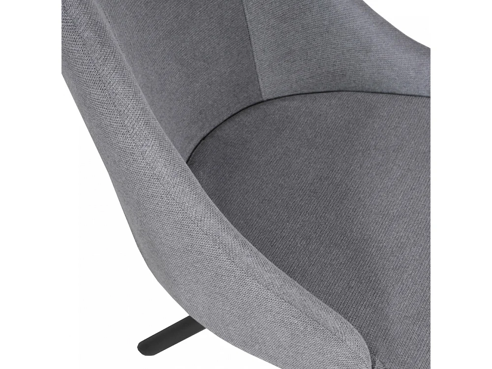 Lot de 4 chaises pivotantes HORIZON / Gris clair