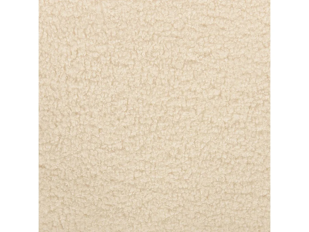 Lot de 2 chaises tissu bouclettes ROMY / Beige