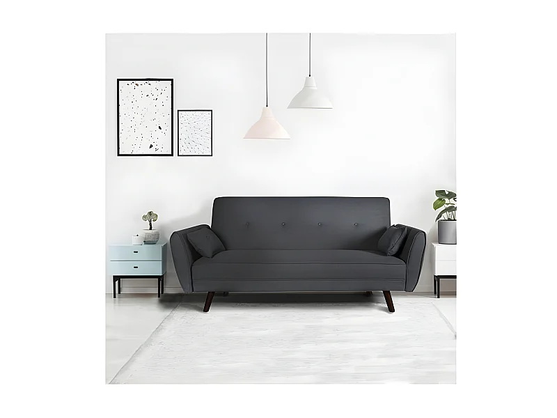 Canapé convertible LOKI gris