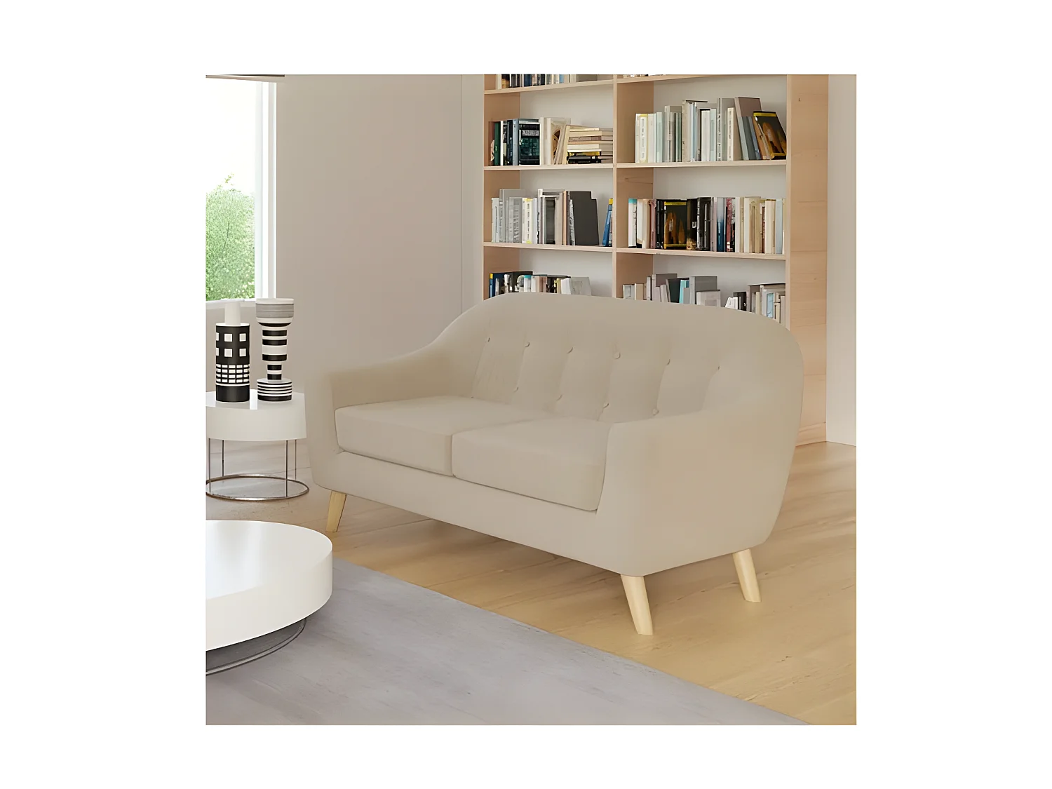 Canapé 2 places SUVI - Beige