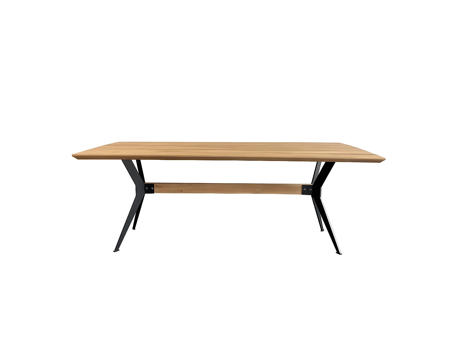 Table à manger DAVOS 200x100cm - 10 personnes / Chêne massif